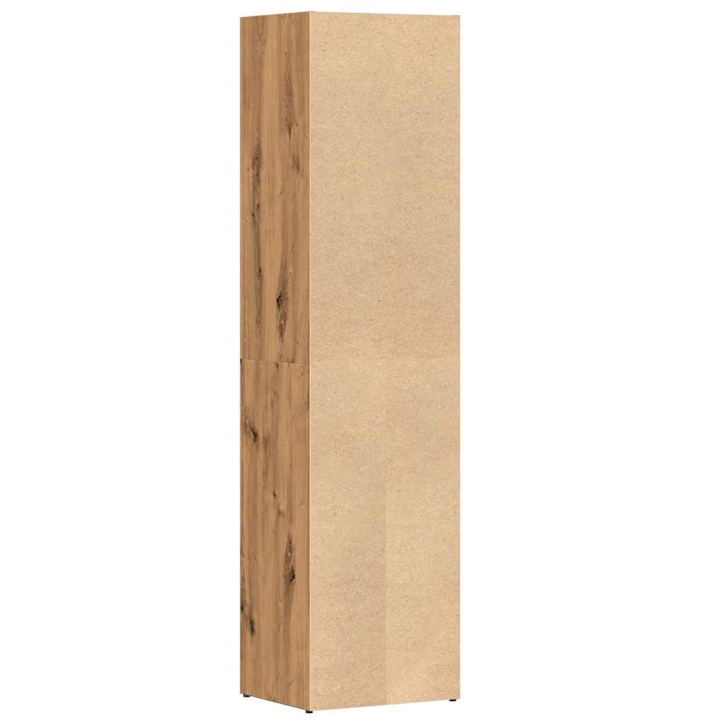 vidaXL Ντουλάπι βιβλίων Artisan Oak 36x30x143 cm Κατασκευασμένο ξύλο