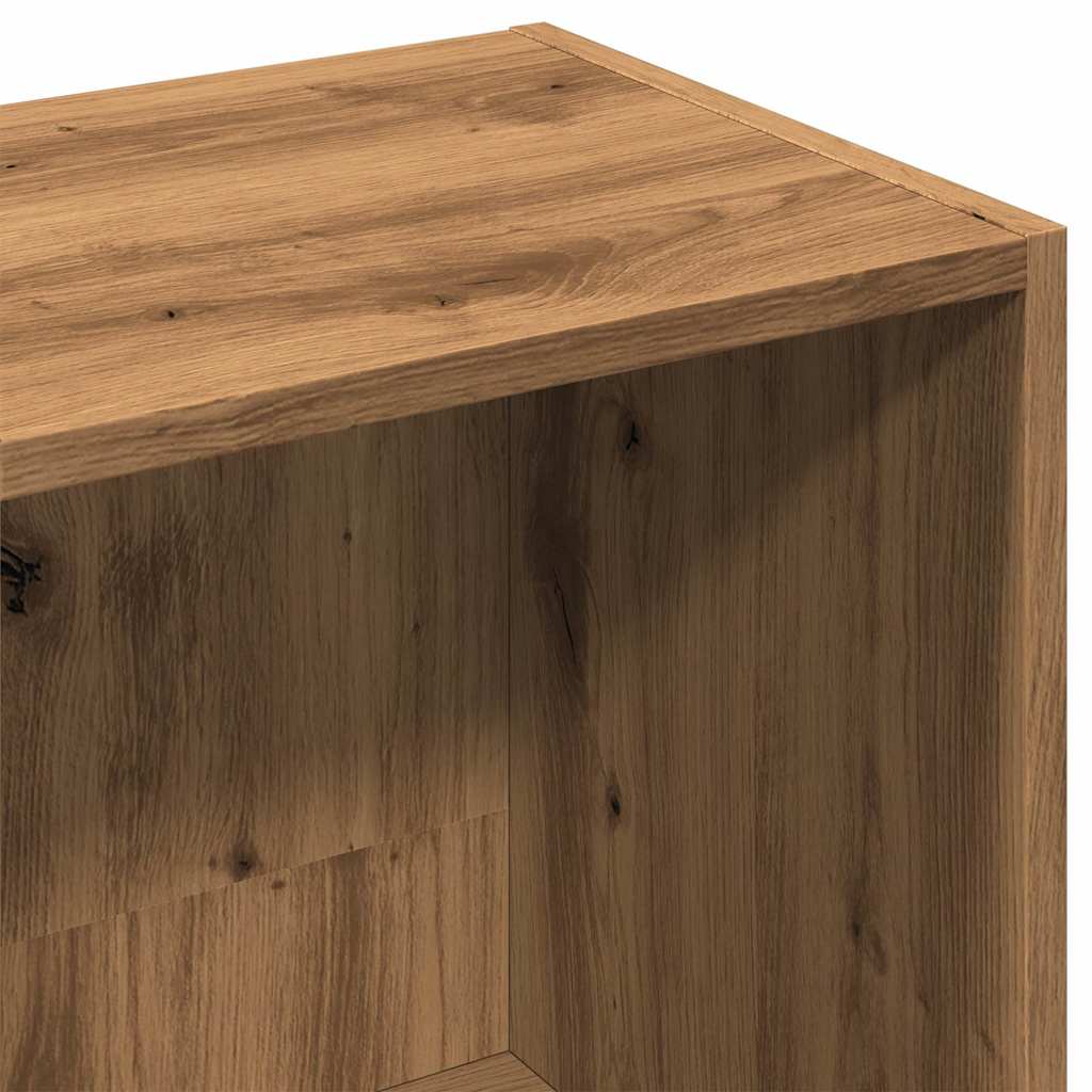 vidaXL Ντουλάπι βιβλίων Artisan Oak 36x30x143 cm Κατασκευασμένο ξύλο