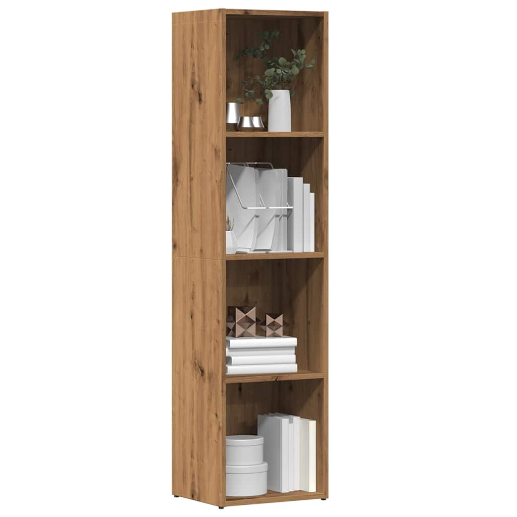 vidaXL Ντουλάπι βιβλίων Artisan Oak 36x30x143 cm Κατασκευασμένο ξύλο