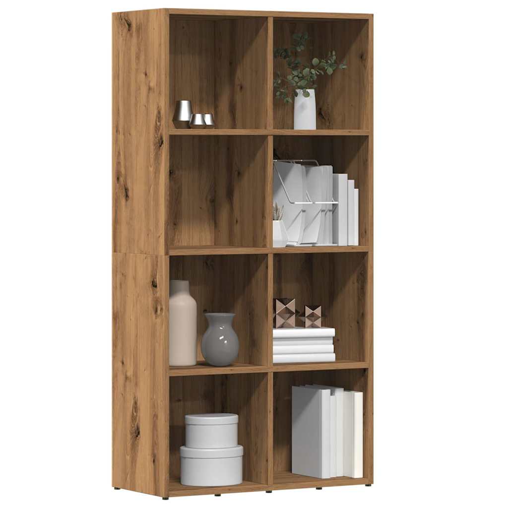 vidaXL Ντουλάπι βιβλίων Artisan Oak 66x30x130 cm Κατασκευασμένο ξύλο