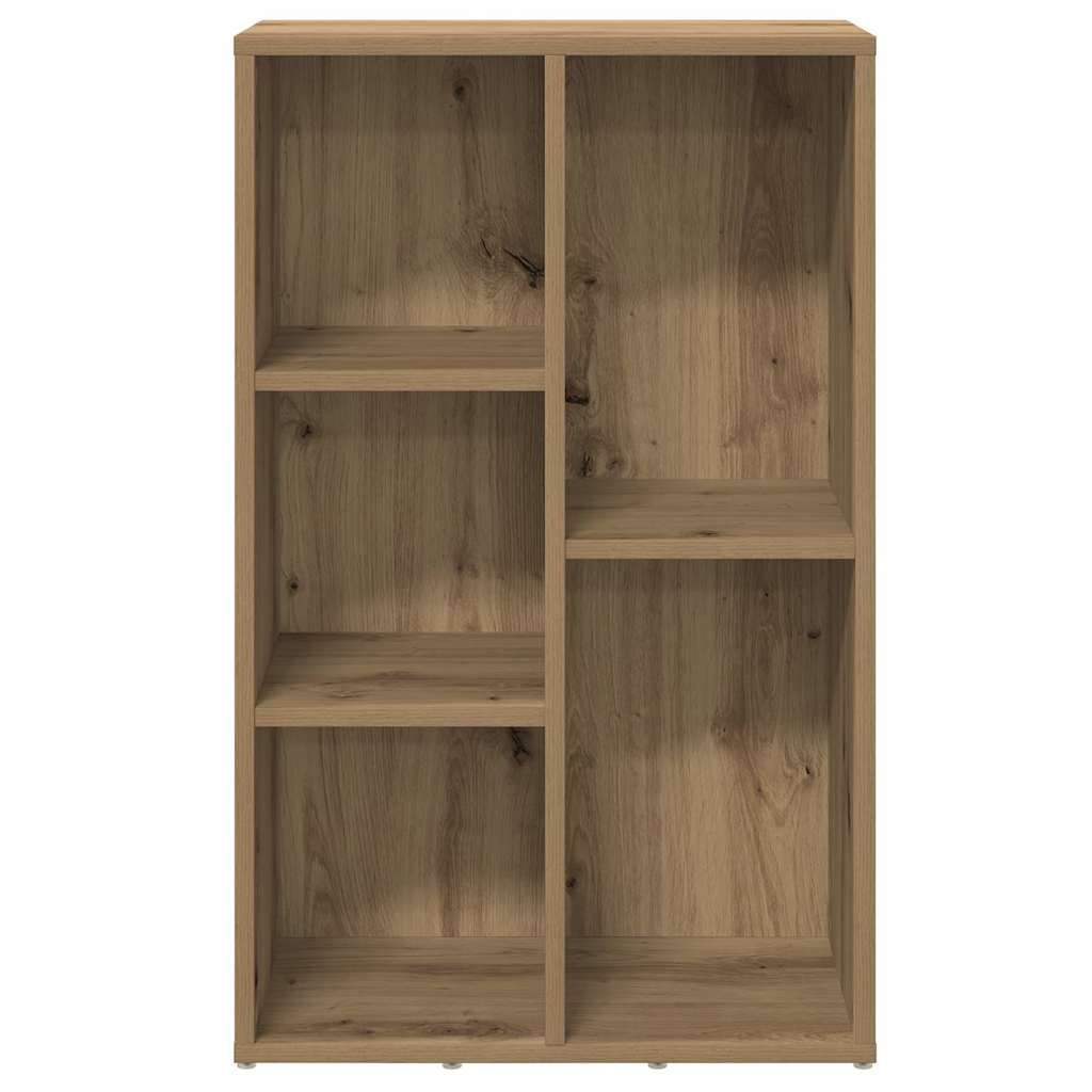 vidaXL Βιβλιοθήκη Artisan Δρυς 50x25x80 εκ. Επεξεργασμένο Ξύλο