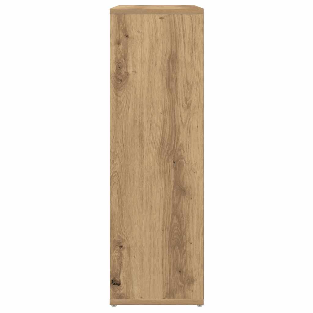 vidaXL Βιβλιοθήκη Artisan Δρυς 50x25x80 εκ. Επεξεργασμένο Ξύλο