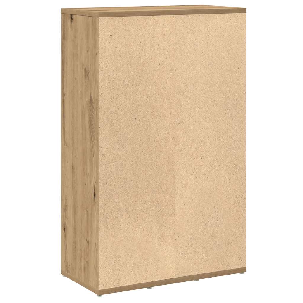 vidaXL Βιβλιοθήκη Artisan Δρυς 50x25x80 εκ. Επεξεργασμένο Ξύλο