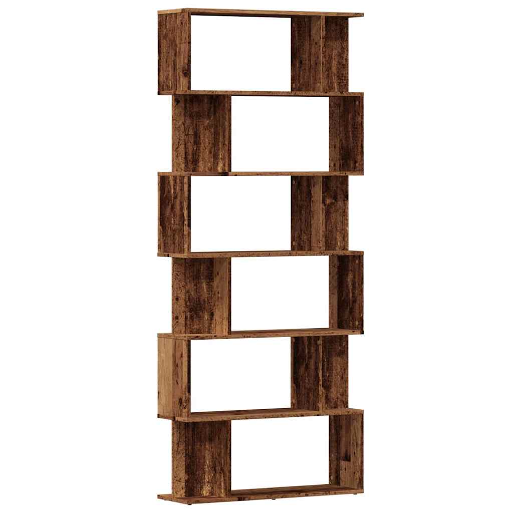 vidaXL Ντουλάπι βιβλίων Παλιό ξύλο 80x24x192 cm Κατασκευασμένο ξύλο