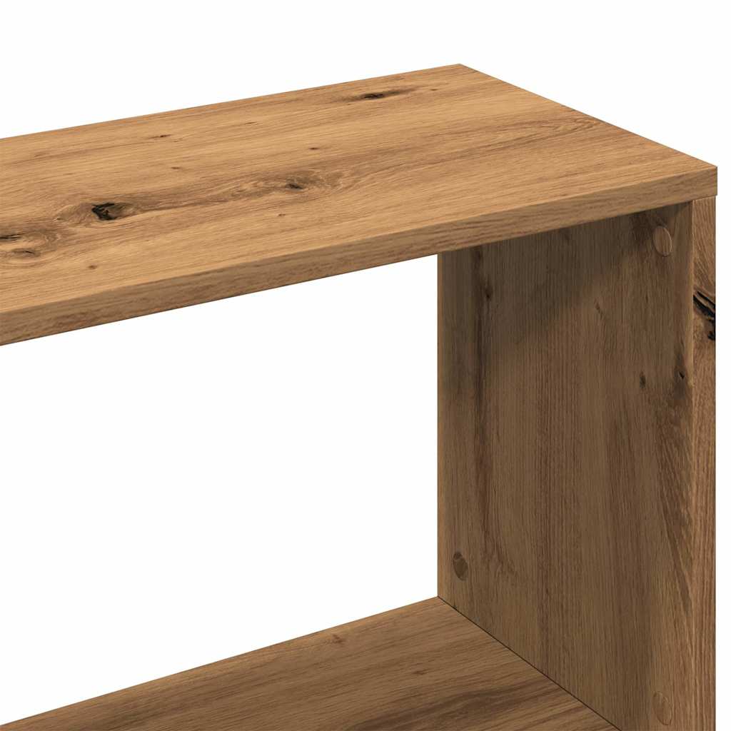 vidaXL Ντουλάπι βιβλίων Artisan Oak 80x24x192 cm Κατασκευασμένο ξύλο