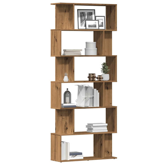 vidaXL Ντουλάπι βιβλίων Artisan Oak 80x24x192 cm Κατασκευασμένο ξύλο