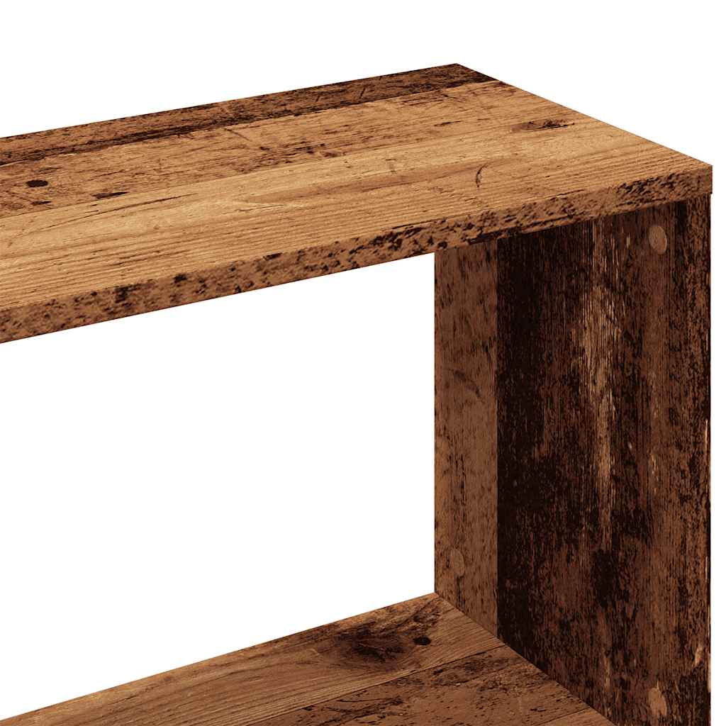 vidaXL Βιβλιοθήκη Παλιό Ξύλο 97,5 x 29,5 x 100 εκ. από Μοριοσανίδα