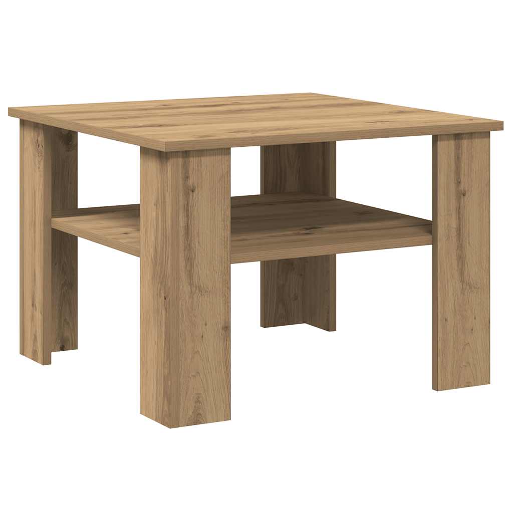 vidaXL Τραπεζάκι σαλονιού Artisan Oak 60x60x42 cm Κατασκευασμένο ξύλο