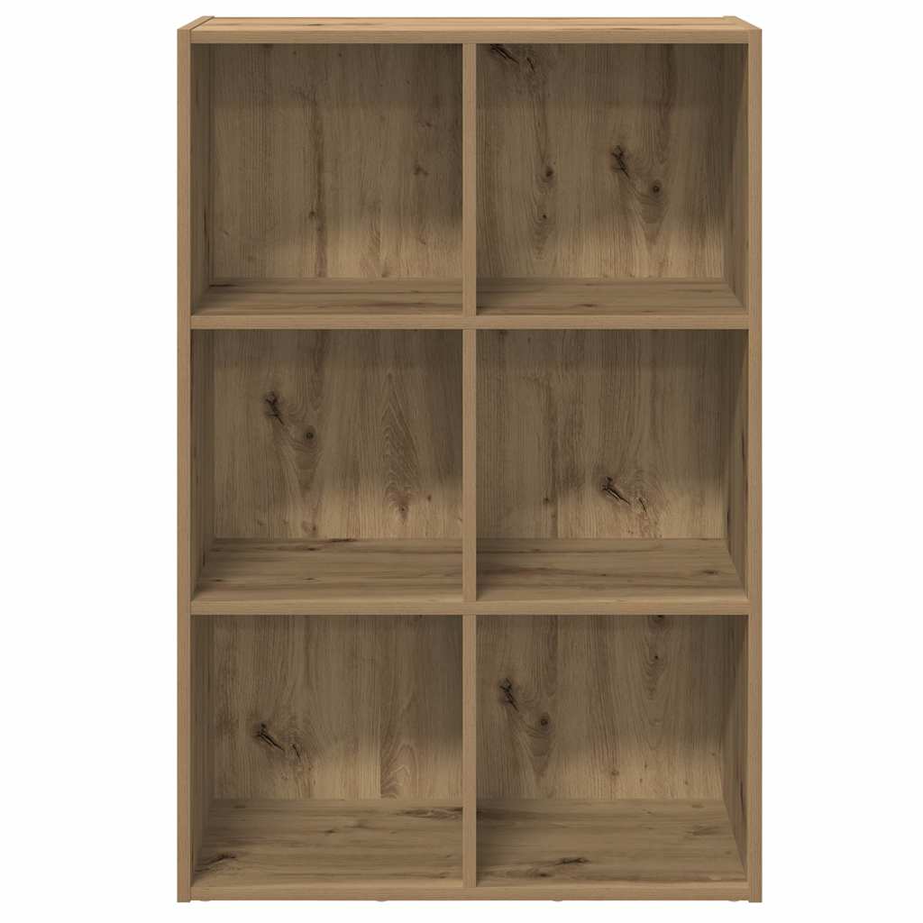 vidaXL Ντουλάπι βιβλίου/Σιδερένιο ντουλάπι Artisan Oak 66x30x98 cm