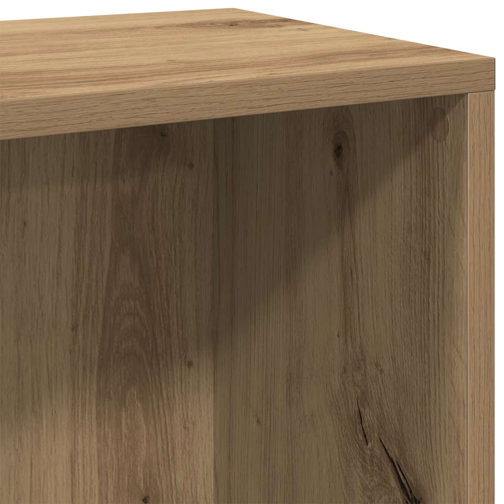 vidaXL Ντουλάπι βιβλίου/Σιδερένιο ντουλάπι Artisan Oak 66x30x98 cm