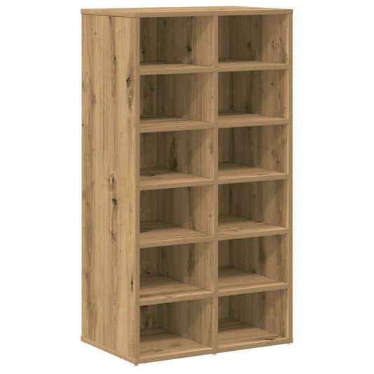 vidaXL Ράφι παπουτσιών Artisan Oak 54x34x100,5 cm Κατασκευασμένο ξύλο