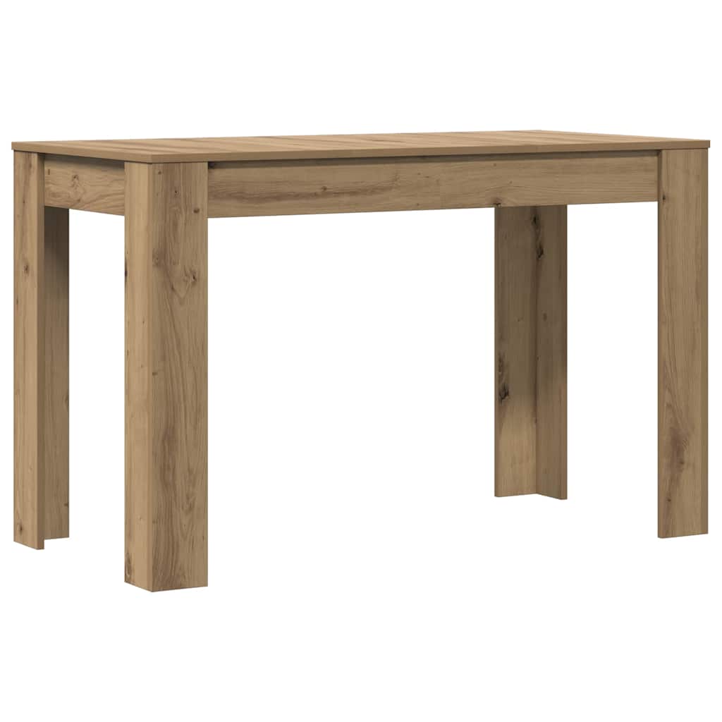 vidaXL Τραπεζαρία Αρτισιανή Δρυς 120x60x76 εκ. από Επεξεργασμένο Ξύλο