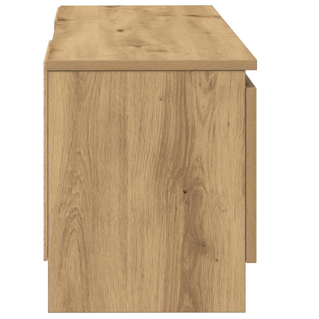 vidaXL Έπιπλο Τηλεόρασης Αρτισιανή Δρυς 102x30x36 εκ από Επεξεργ. Ξύλο