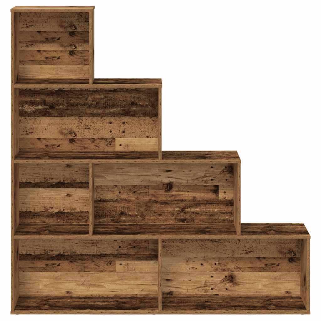 ντουλάπι βιβλίων vidaXL Παλαιό ξύλο Ξύλινο μηχανουργικό ξύλο