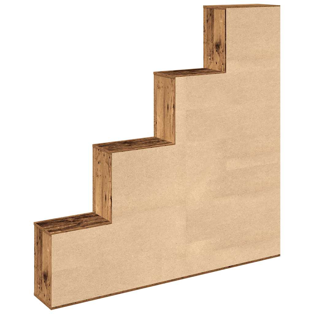 ντουλάπι βιβλίων vidaXL Παλαιό ξύλο Ξύλινο μηχανουργικό ξύλο