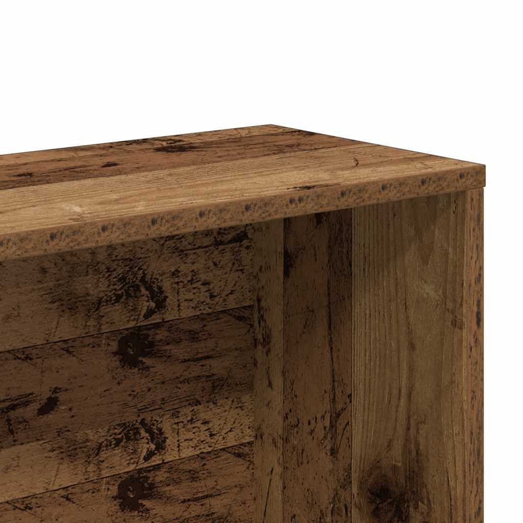 ντουλάπι βιβλίων vidaXL Παλαιό ξύλο Ξύλινο μηχανουργικό ξύλο