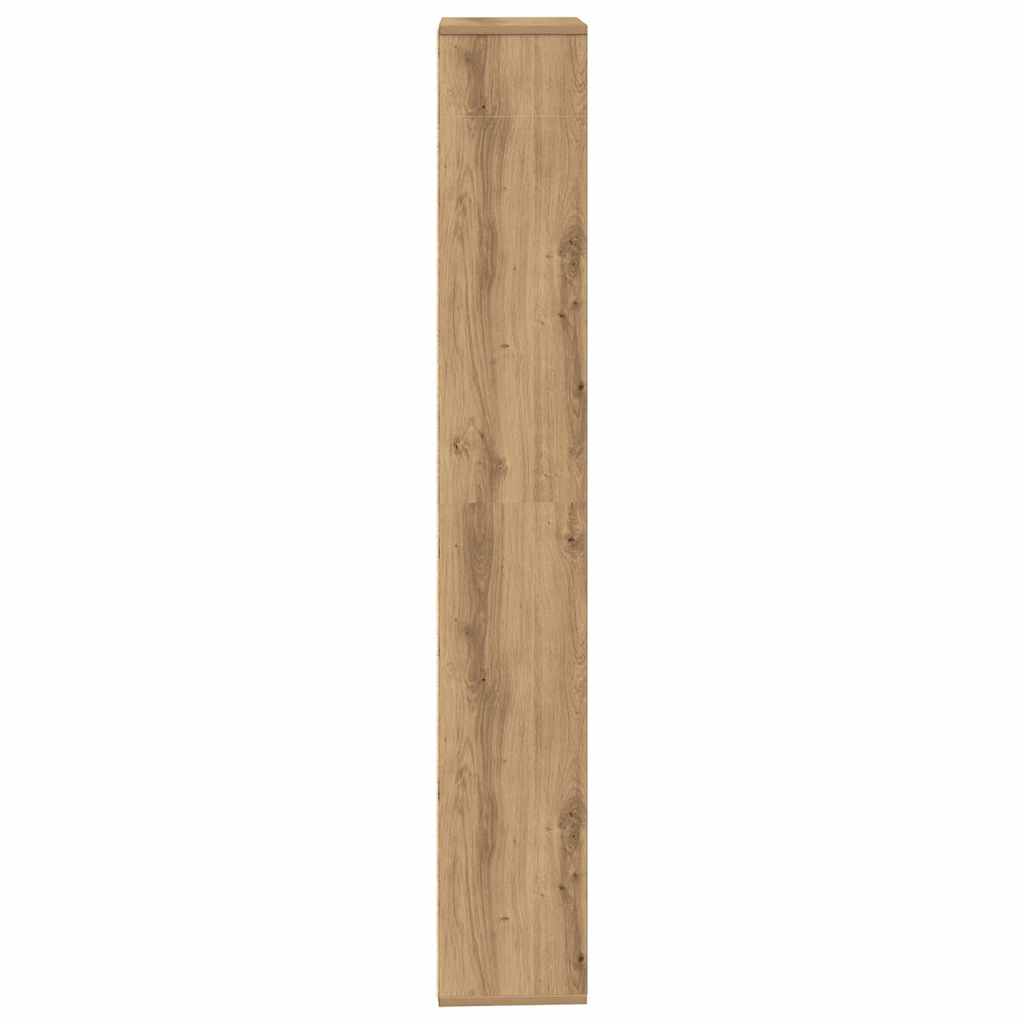 vidaXL Ντουλάπι βιβλίων Artisan Oak 157x24x160 cm Κατασκευασμένο ξύλο