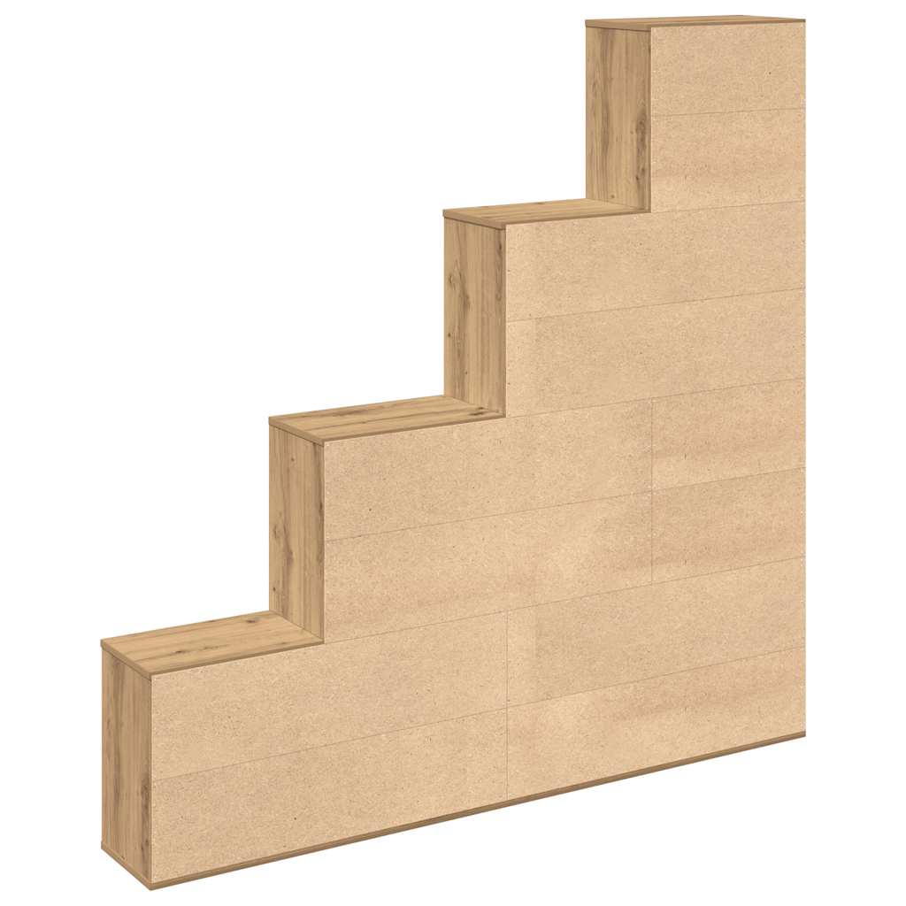 vidaXL Ντουλάπι βιβλίων Artisan Oak 157x24x160 cm Κατασκευασμένο ξύλο