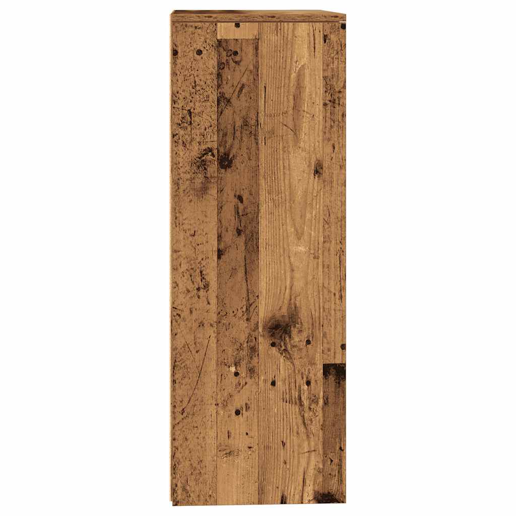 vidaXL Sideboard με 6 συρτάρια Παλαιό ξύλο 50x34x96 cm Ξύλο μηχανής