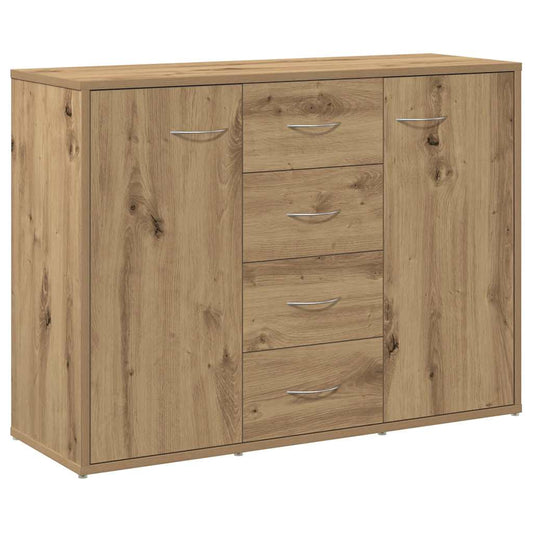 vidaXL Ντουλάπι Αρτισιανή Δρυς 88x30x64 εκ. από Επεξεργ. Ξύλο
