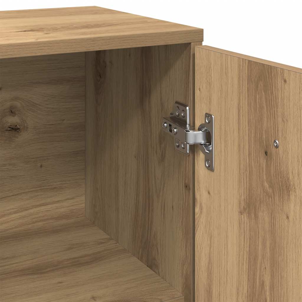 vidaXL Ντουλάπι Αρτισιανή Δρυς 88x30x64 εκ. από Επεξεργ. Ξύλο