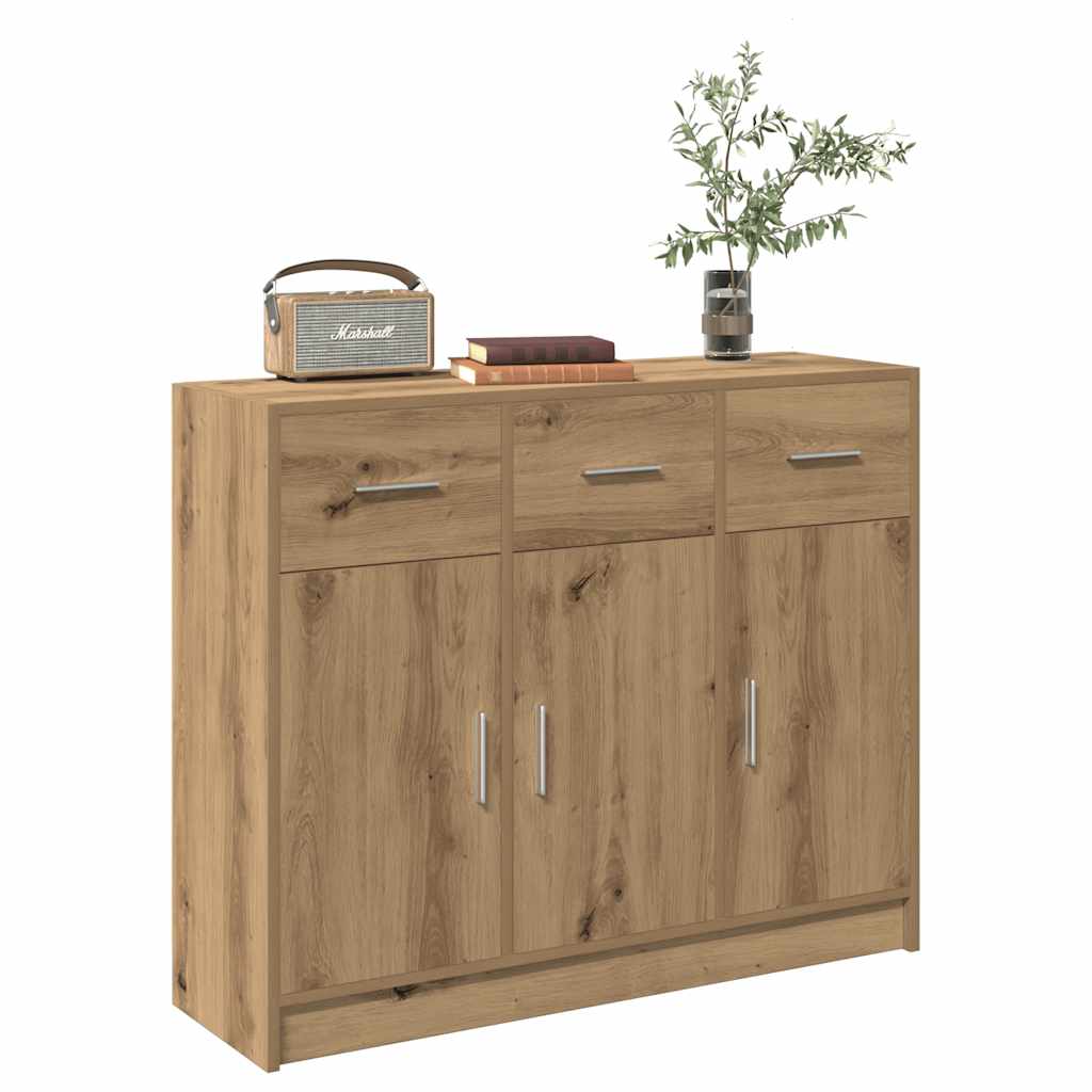 vidaXL Ντουλάπι Αρτισιανή Δρυς 91x28x75 εκ. από Επεξεργασμένο Ξύλο