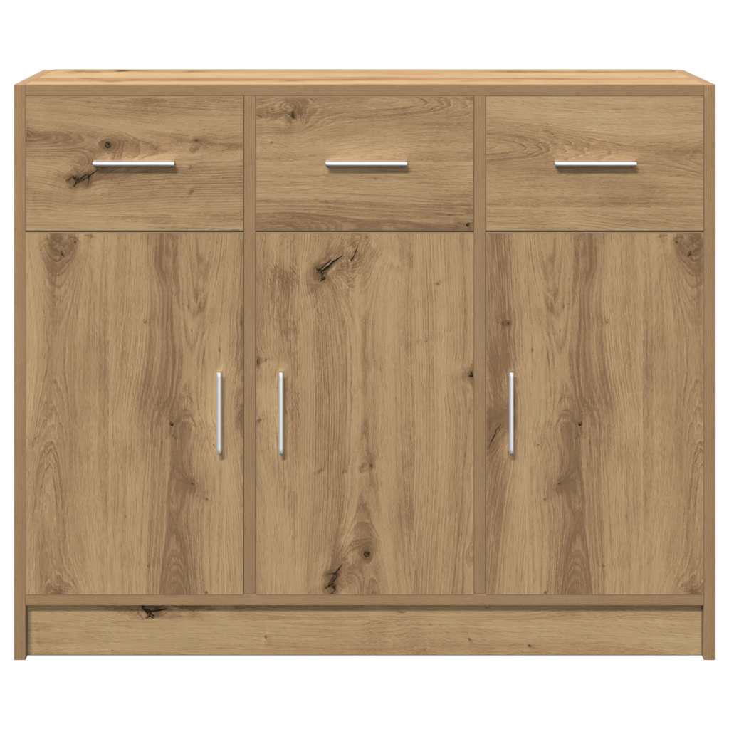 vidaXL Ντουλάπι Αρτισιανή Δρυς 91x28x75 εκ. από Επεξεργασμένο Ξύλο