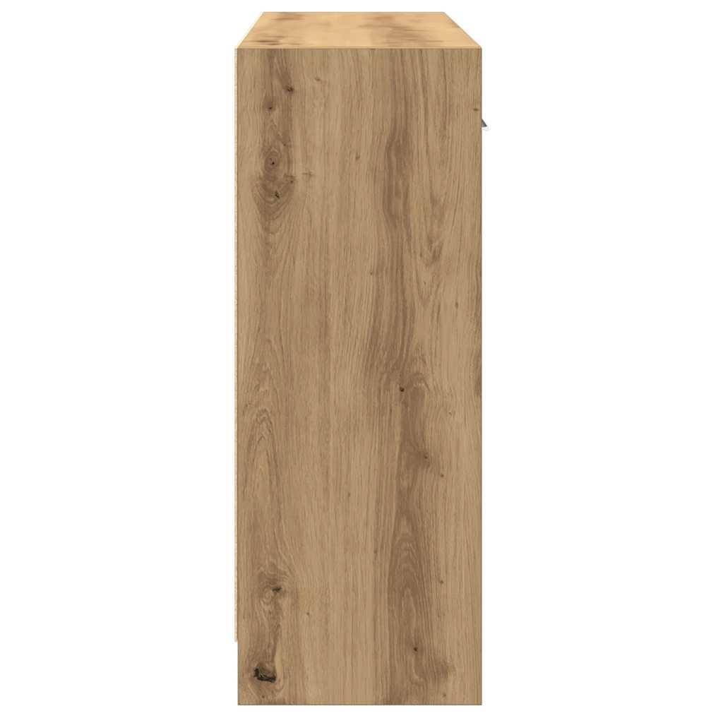 vidaXL Ντουλάπι Αρτισιανή Δρυς 91x28x75 εκ. από Επεξεργασμένο Ξύλο