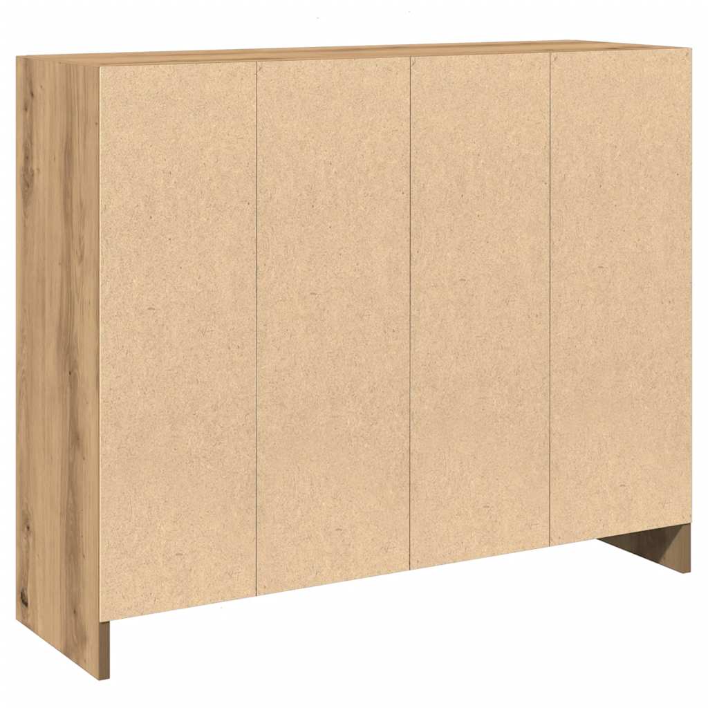 vidaXL Ντουλάπι Αρτισιανή Δρυς 91x28x75 εκ. από Επεξεργασμένο Ξύλο