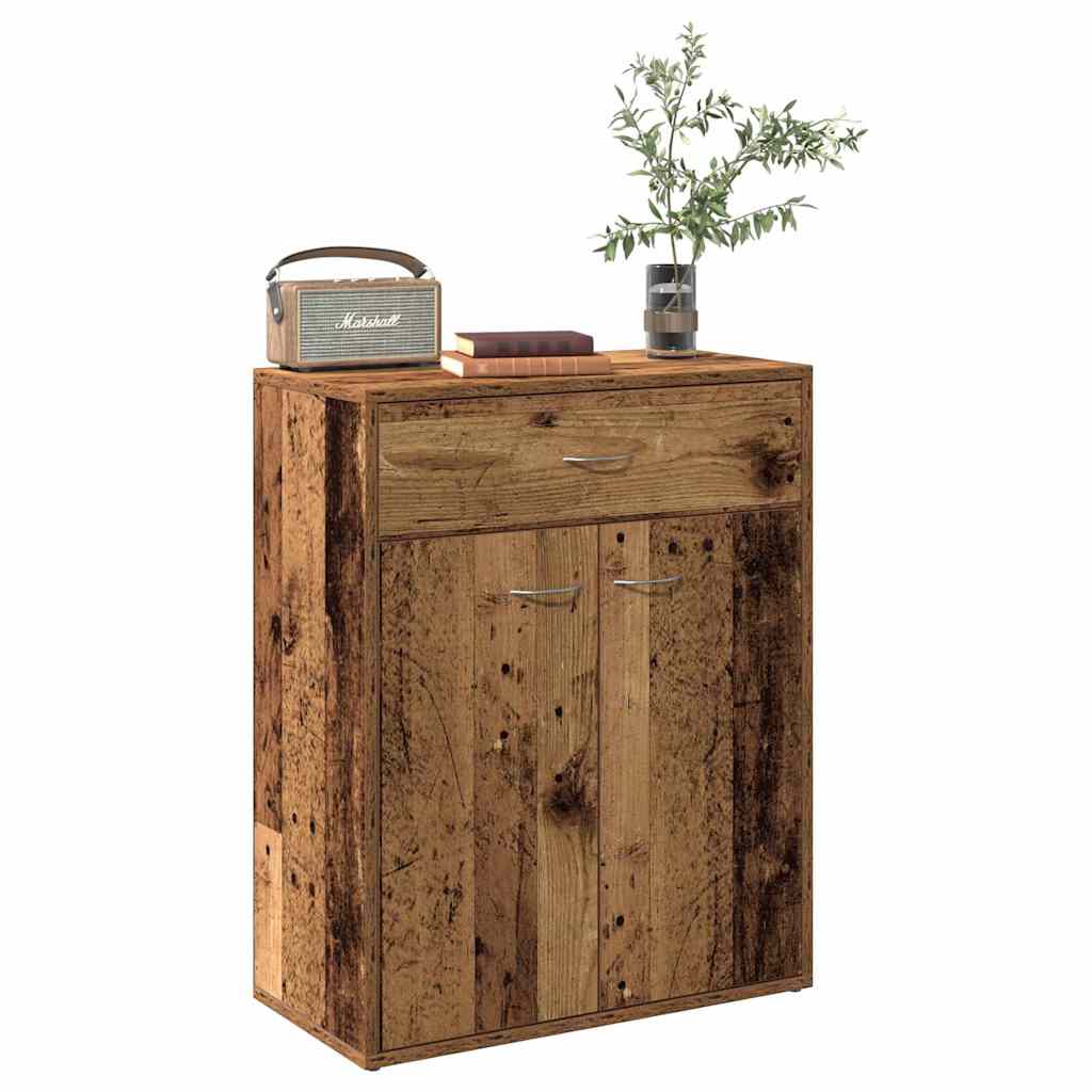 vidaXL Sideboard Παλιό ξύλο 60x30x75 cm Ξύλο μηχανής