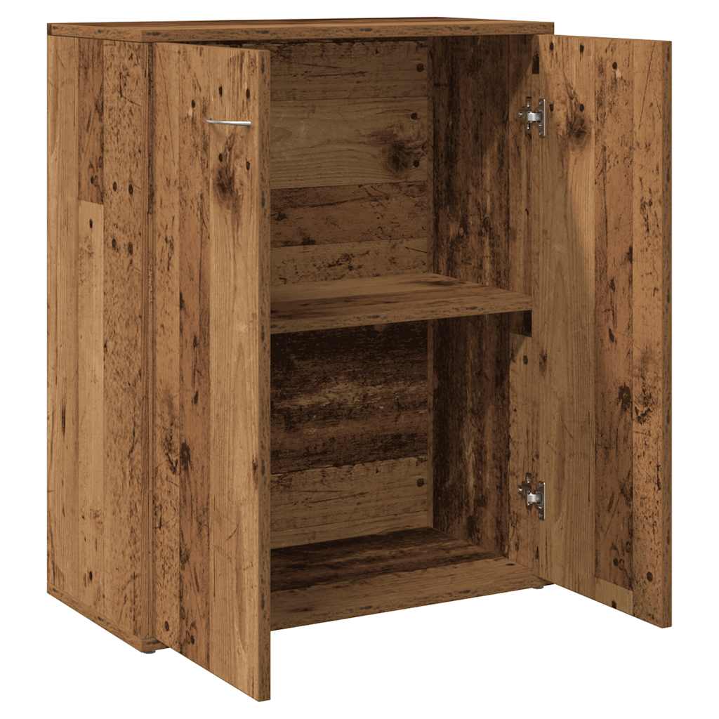 vidaXL Sideboard Παλιό ξύλο 60x30x75 cm Ξύλο μηχανής