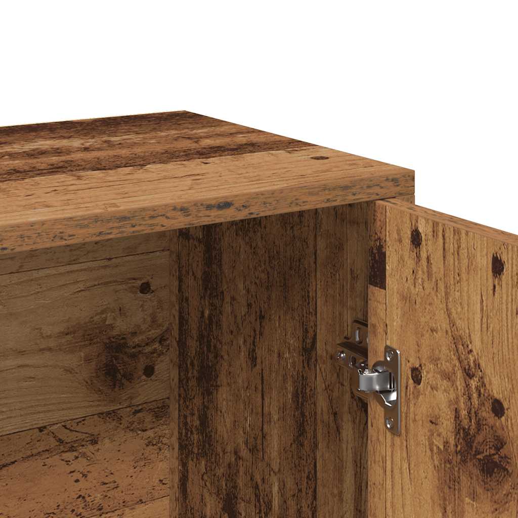 vidaXL Sideboard Παλιό ξύλο 60x30x75 cm Ξύλο μηχανής