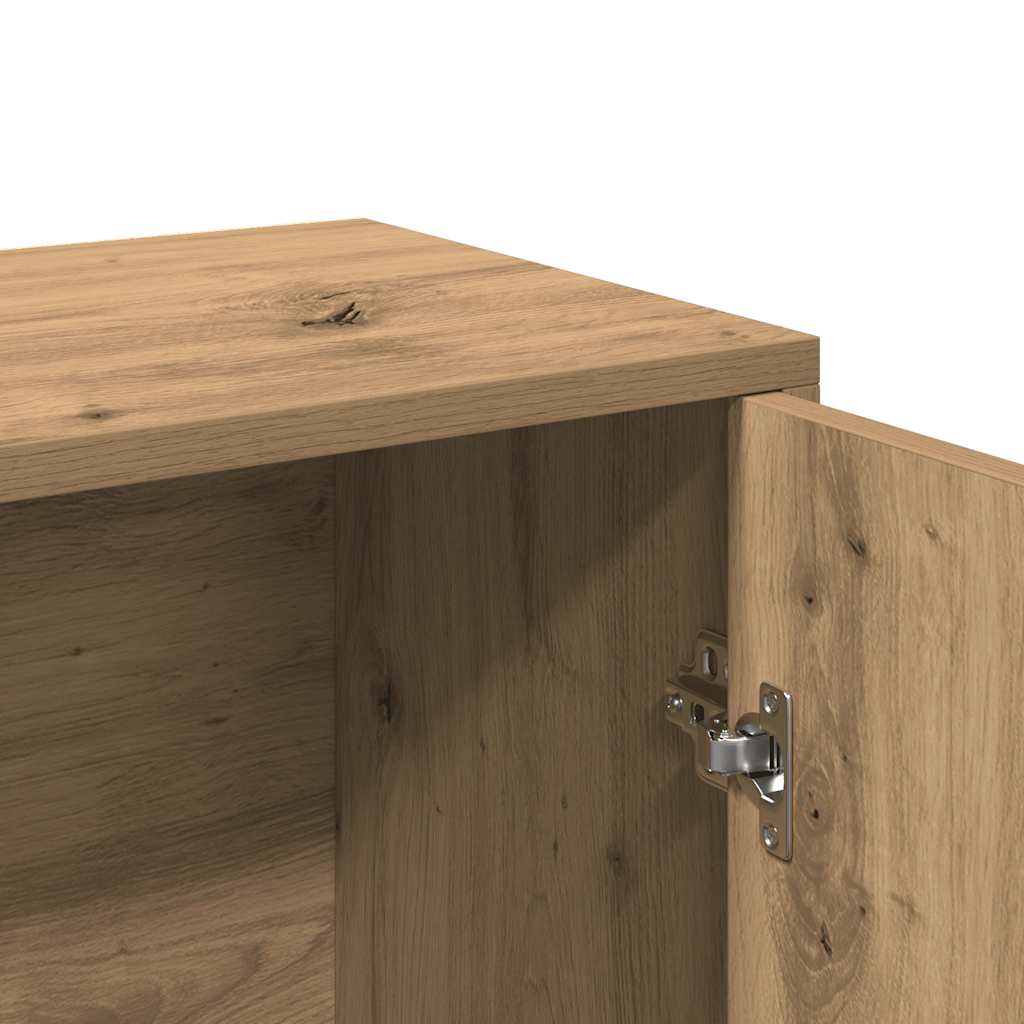 vidaXL Sideboard Artisan Oak 60x30x75 cm Κατασκευασμένο ξύλο