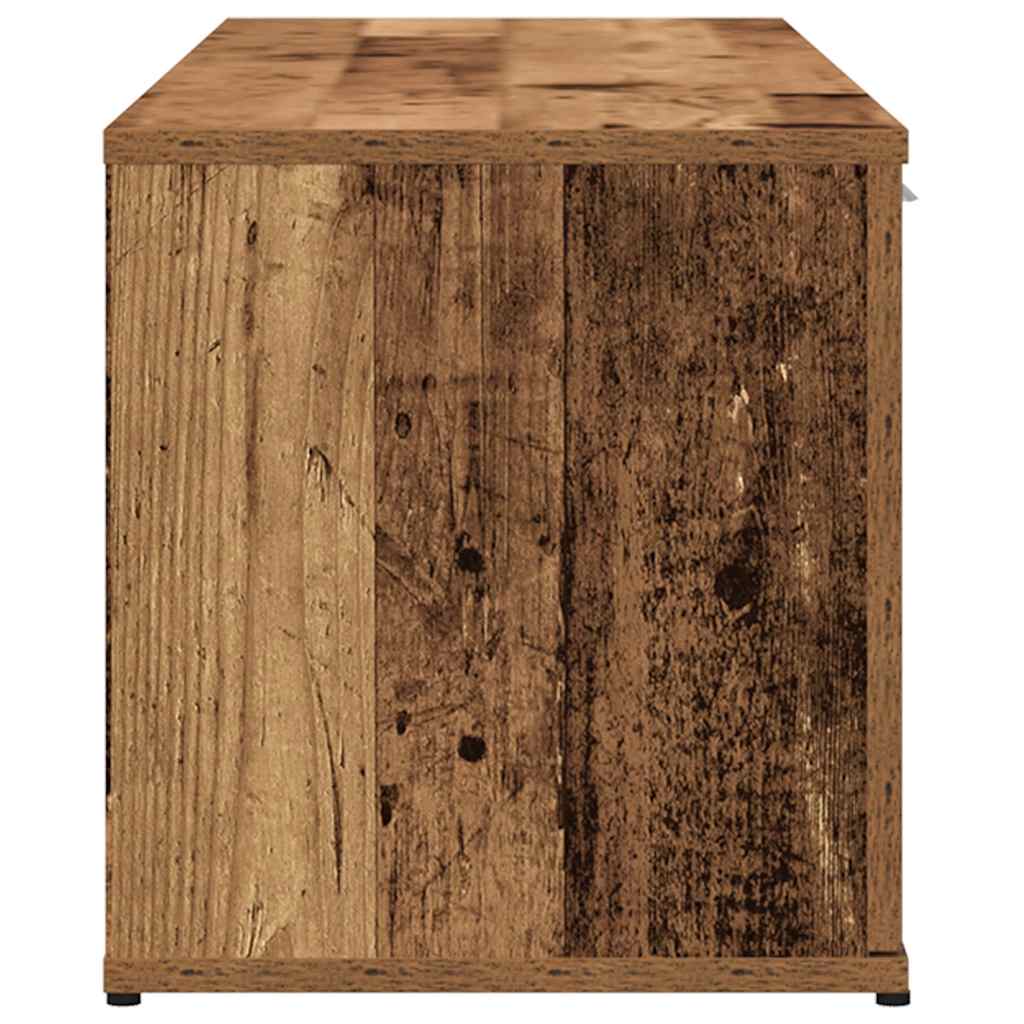 vidaXL Έπιπλο Τηλεόρασης Παλιό Ξύλο 120 x 34 x 37 εκ. από Μοριοσανίδα