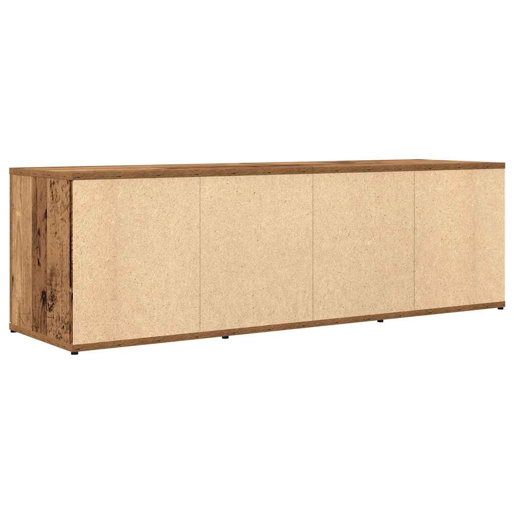 vidaXL Έπιπλο Τηλεόρασης Παλιό Ξύλο 120 x 34 x 37 εκ. από Μοριοσανίδα