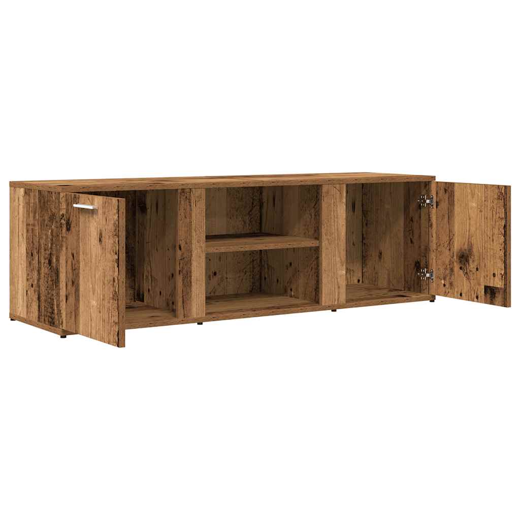 vidaXL Έπιπλο Τηλεόρασης Παλιό Ξύλο 120 x 34 x 37 εκ. από Μοριοσανίδα