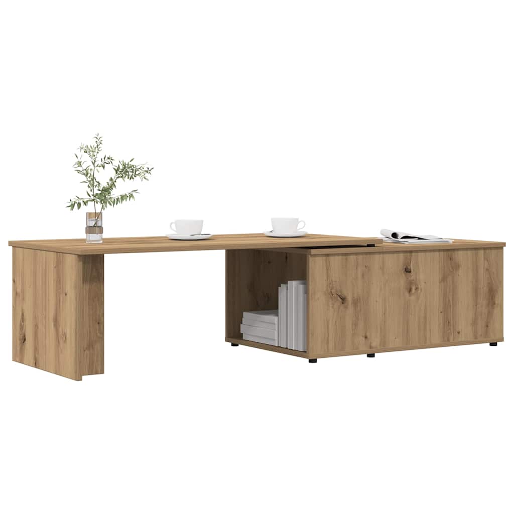 vidaXL Τραπεζάκι σαλονιού Artisan Oak 150x50x35 cm Κατασκευασμένο ξύλο