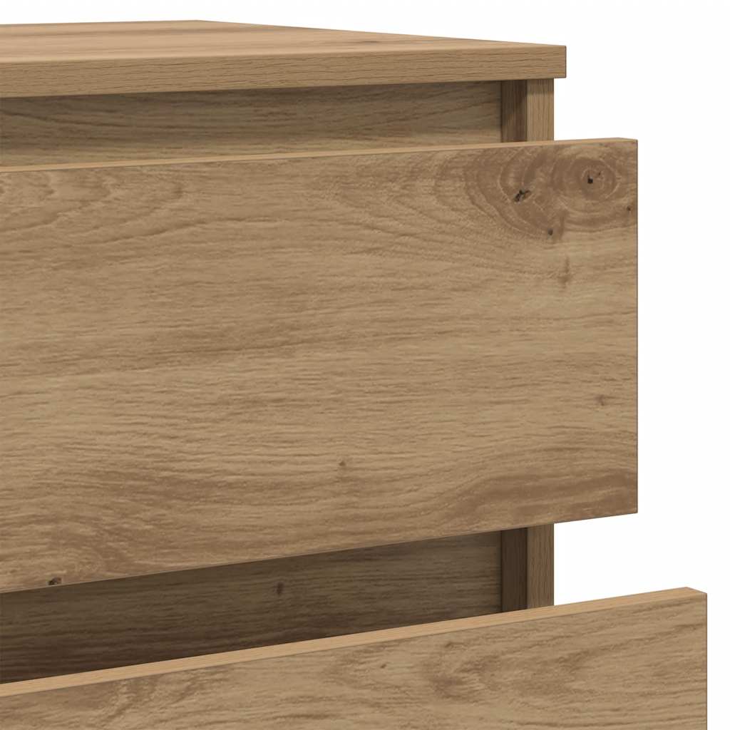 vidaXL Συρταριέρα Αρτισιανή Δρυς 60x36x103 εκ. από Επεξεργασμένο Ξύλο
