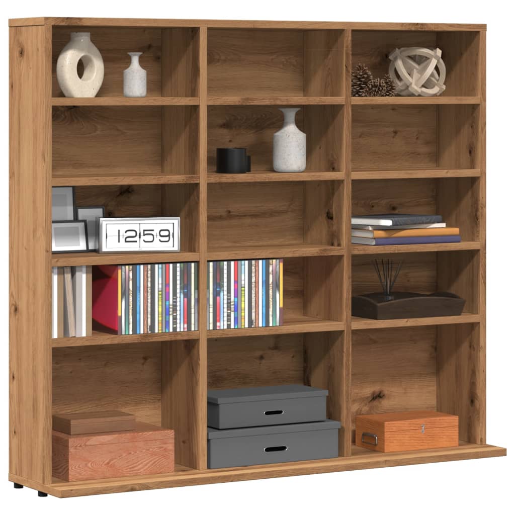 vidaXL Ντουλάπι CD Artisan Oak 100x23x89,5 cm Κατασκευασμένο ξύλο