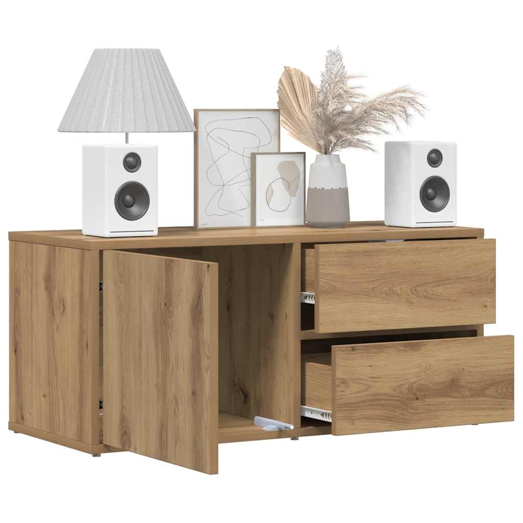 vidaXL Ντουλάπι τηλεόρασης Artisan Oak Κατασκευασμένο ξύλο