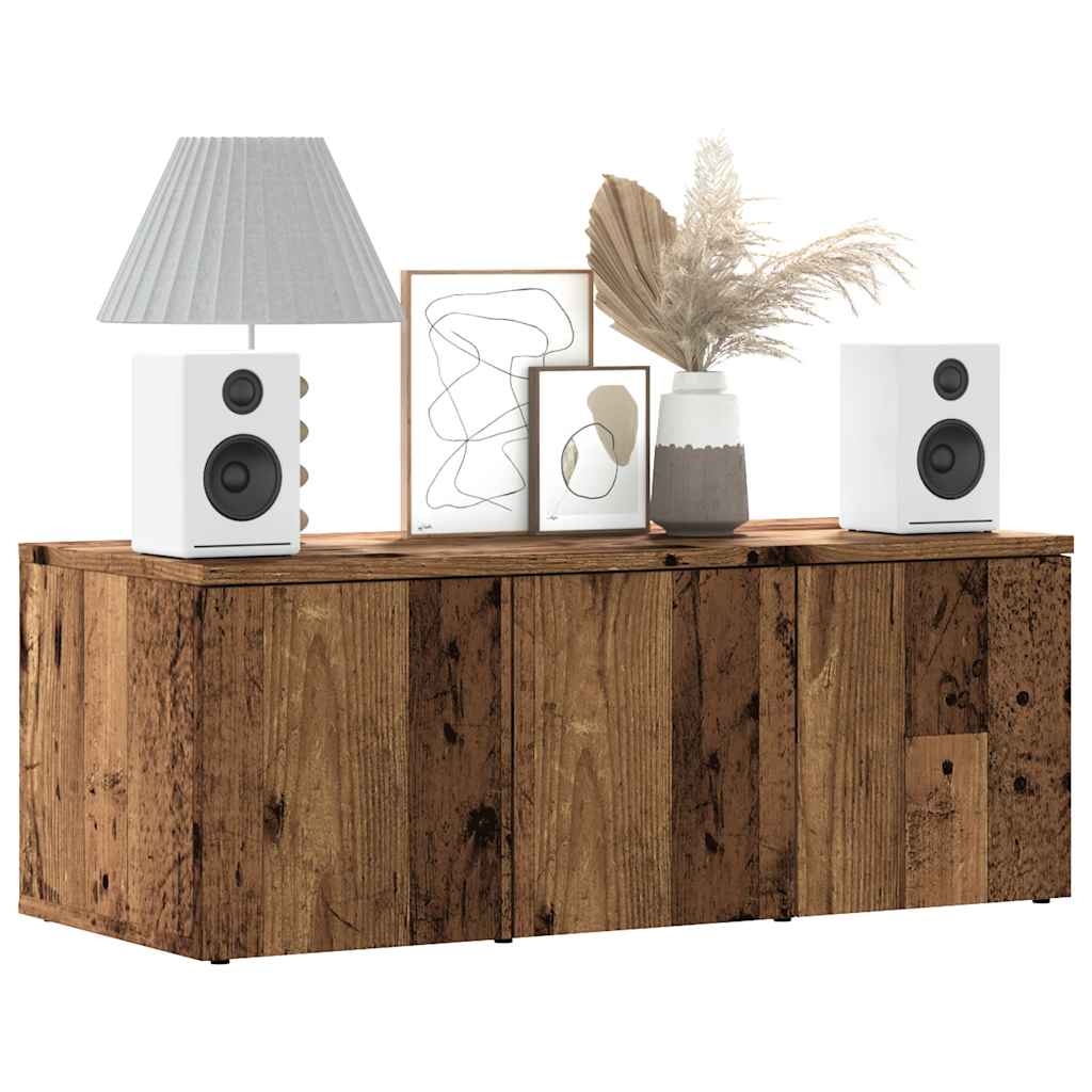 ντουλάπι τηλεόρασης vidaXL Παλιό ξύλο 80x34x30 cm Κατασκευασμένο ξύλο