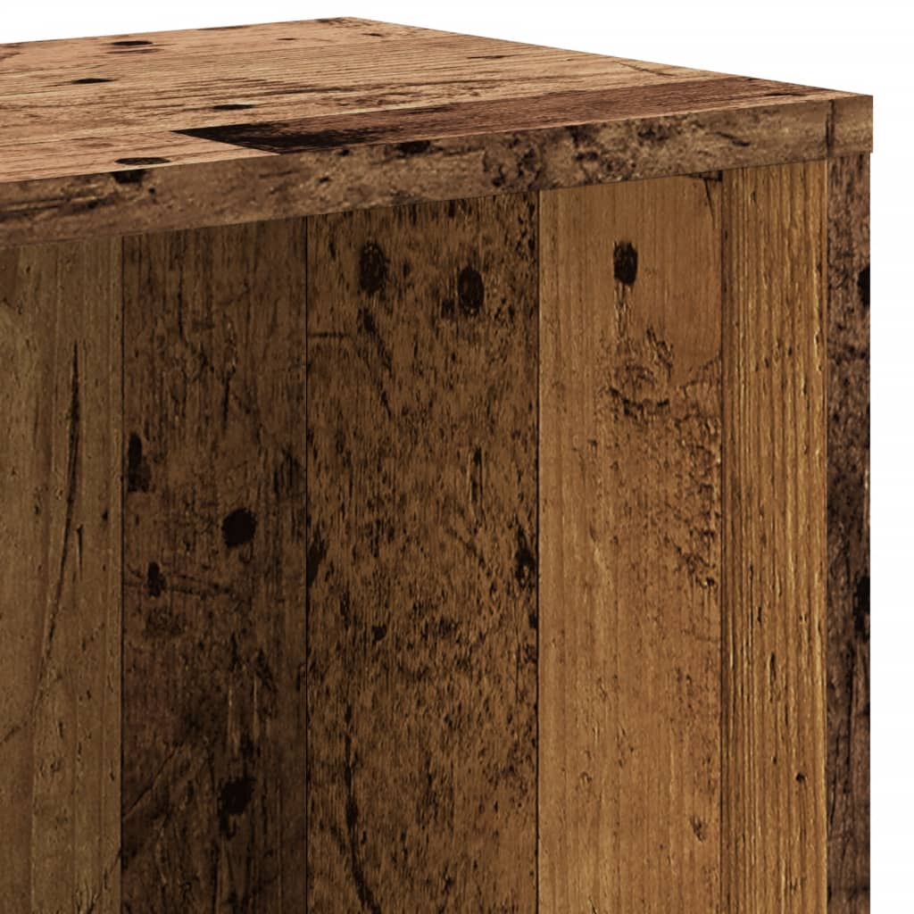 vidaXL Βιβλιοθήκη Όψη Παλαιού Ξύλου 67x24x161 εκ. Επεξεργασμένο Ξύλο