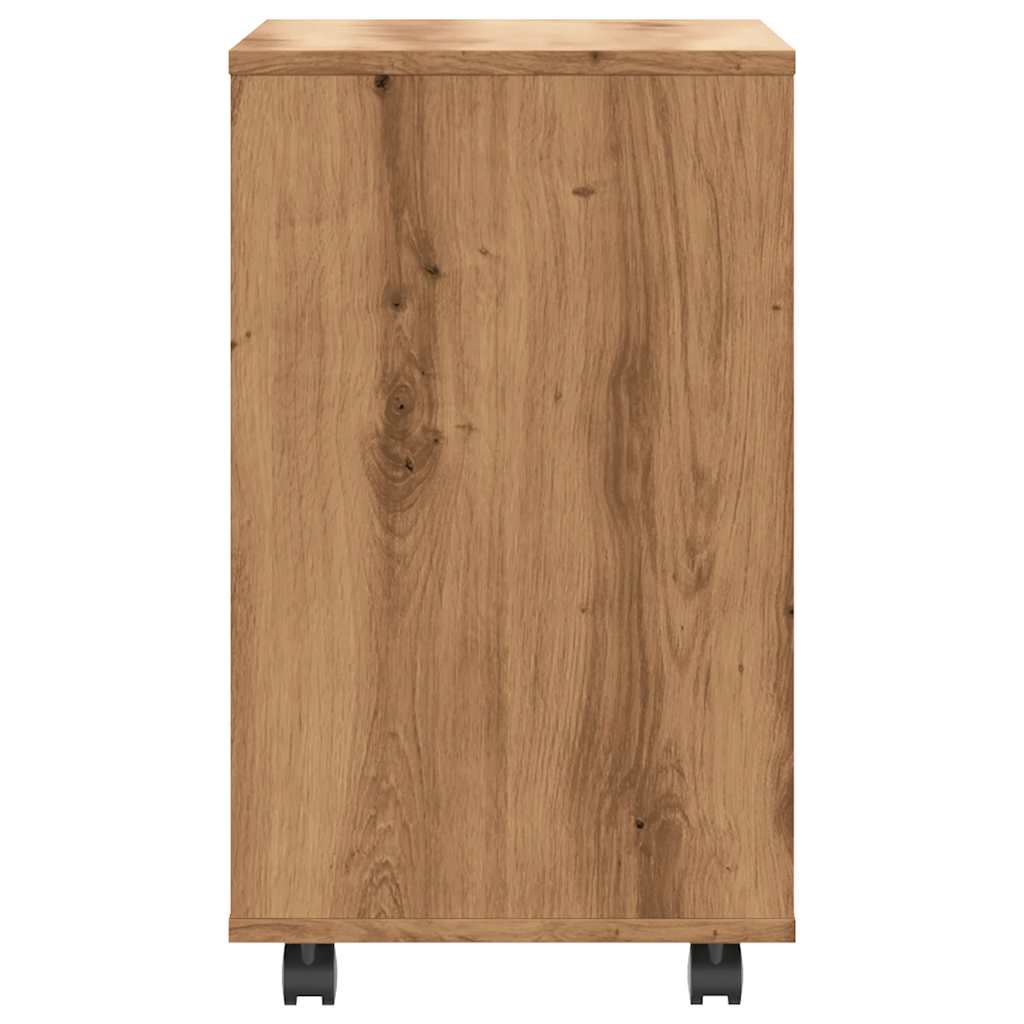 vidaXL Side Table Artisan Oak 70x35x55 cm Κατασκευασμένο ξύλο