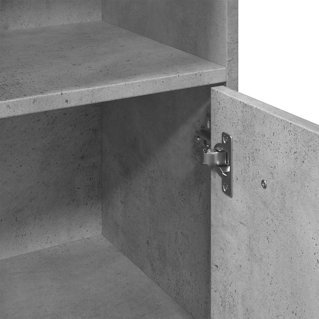 vidaXL Στήλη Μπάνιου Γκρι Σκυροδέματος 30x30x95 εκ. Επεξεργασμένο Ξύλο