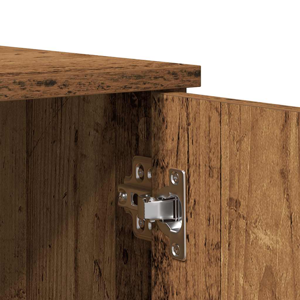 vidaXL Παπουτσοθήκη Παλιό Ξύλο 80x39x178 εκ. από Επεξεργασμένο Ξύλο