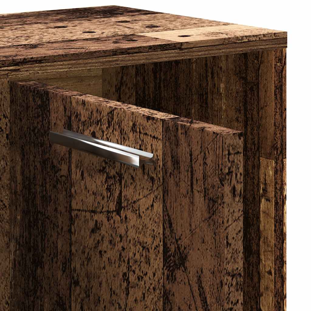 vidaXL Βιβλιοθήκη Παλαιό ξύλο 90x28x90 εκ Ξύλινη κατασκευή