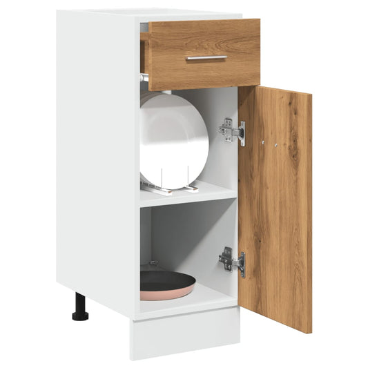 vidaXL Συρτάρι κάτω ντουλάπι Lyon Artisan Oak Κατασκευασμένο ξύλο