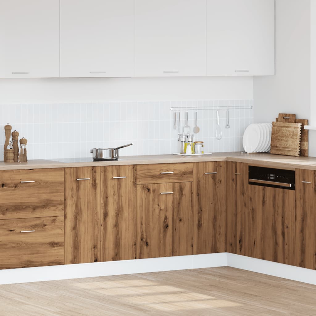 vidaXL Έπιπλο Με Συρτάρι Lyon Αρτισιανή Δρυς 50x46x81,5εκ.