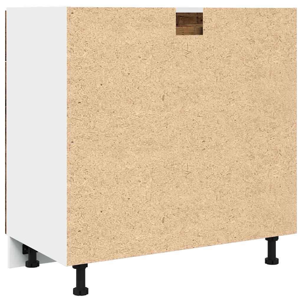 vidaXL Συρτάρι κάτω μέρος ντουλαπιού Lyon Παλιό ξύλο