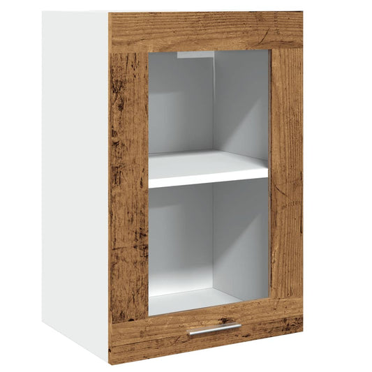 vidaXL Ντουλάπι Κρεμαστό Lyon με Τζάμι 40x31x60 εκ. Επεξ. Ξύλο